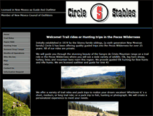 Tablet Screenshot of circlesridingstable.com